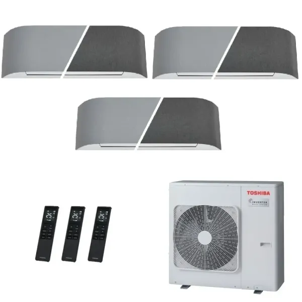 Toshiba Trio Split 15+15+15 Btu Haori RAS-5M34G3AVG-E1