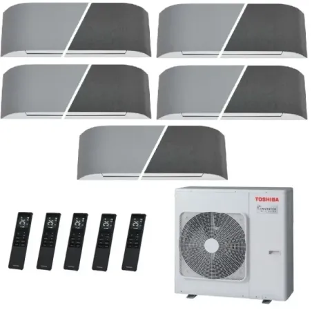 Toshiba Penta Split 9+9+9+9+12 Btu Haori RAS-5M34G3AVG-E1