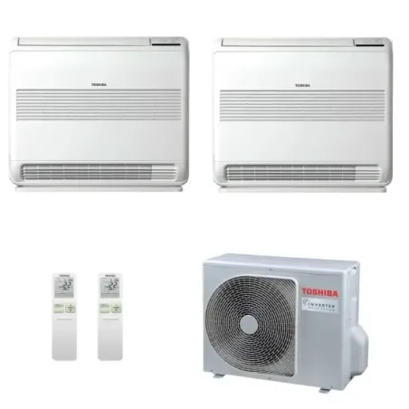 Toshiba Duo Split 7+7 Btu Console RAS-2M10G3AVG-E