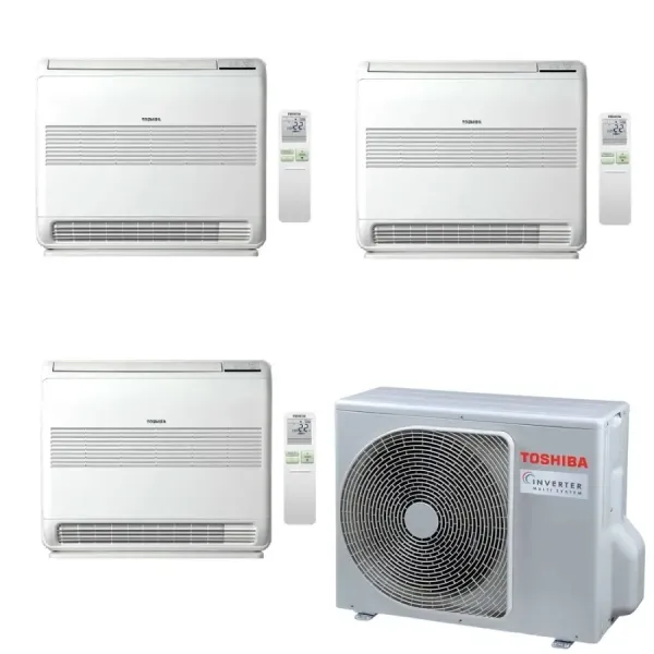 Toshiba Trio Split 9+9+12 Btu Console RAS-3M26G3AVG-E