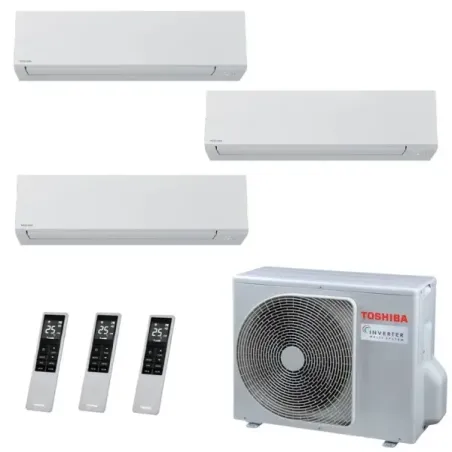 Toshiba Trio Split 7+7+12 Btu Shorai Edge RAS-3M26G3AVG-E