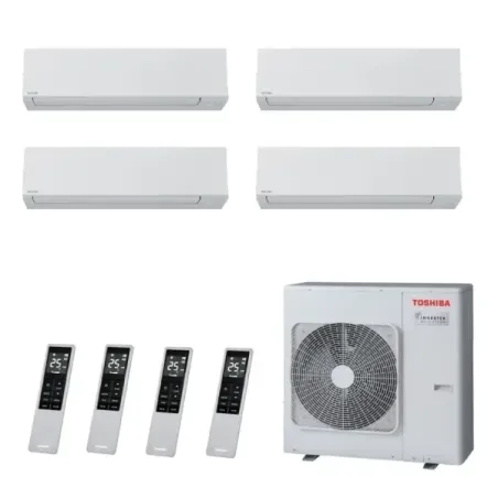 Toshiba Quadri Split 7+7+7+18 Btu Shorai Edge RAS-4M27G3AVG-E