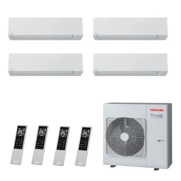 Toshiba Quadri Split 7+7+7+22 Btu Shorai Edge RAS-4M27G3AVG-E