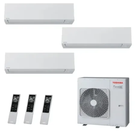 Toshiba Trio Split 12+12+22 Btu Shorai Edge RAS-5M34G3AVG-E1