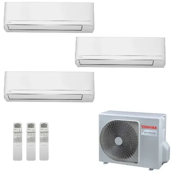 Toshiba Trio Split 9+9+12 Btu Seiya Smart RAS-3M26G3AVG-E