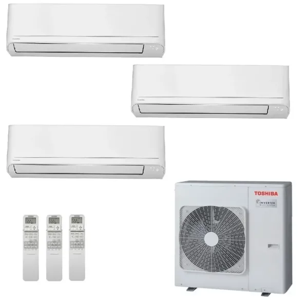 Toshiba Trio Split 12+12+12 Btu Seiya Smart RAS-5M34G3AVG-E1