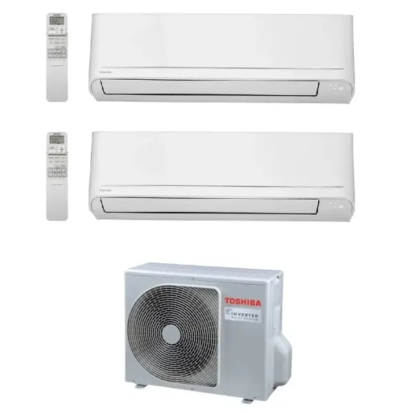 Toshiba Duo Split 9+12 Btu Seiya Classic RAS-2M18G3AVG-E
