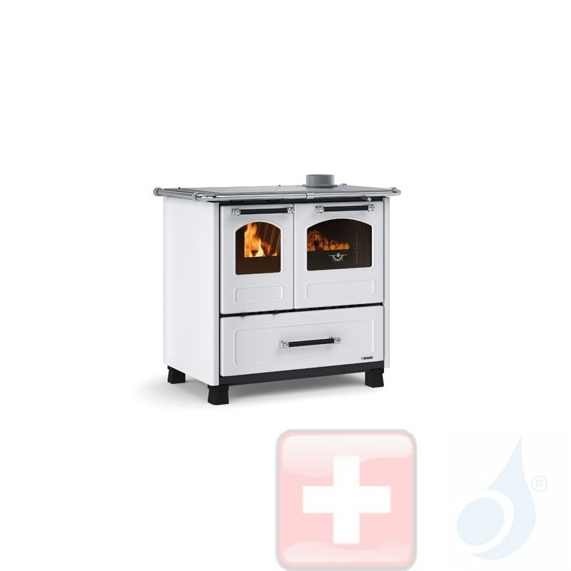 Küchenofen La Nordica Family 4.5 7.5 kW Weiß