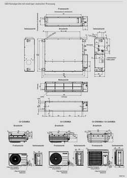 Klimaanlagen Panasonic Mono Split 6.1 kW  CS-Z60UD3EAW CU-Z60UBEA