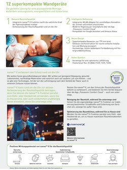 Klimaanlagen Panasonic Mono Split 7.1 kW Weiß CS-TZ71ZKEW CU-TZ71ZKE